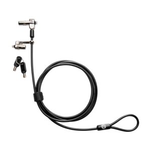 HP Nano 1AJ39AA Cable de Bloqueo Para Portátil, Tableta - 1.83m - Cierre con llave - Vinilo, Metal Galvanizado, Cloruro de